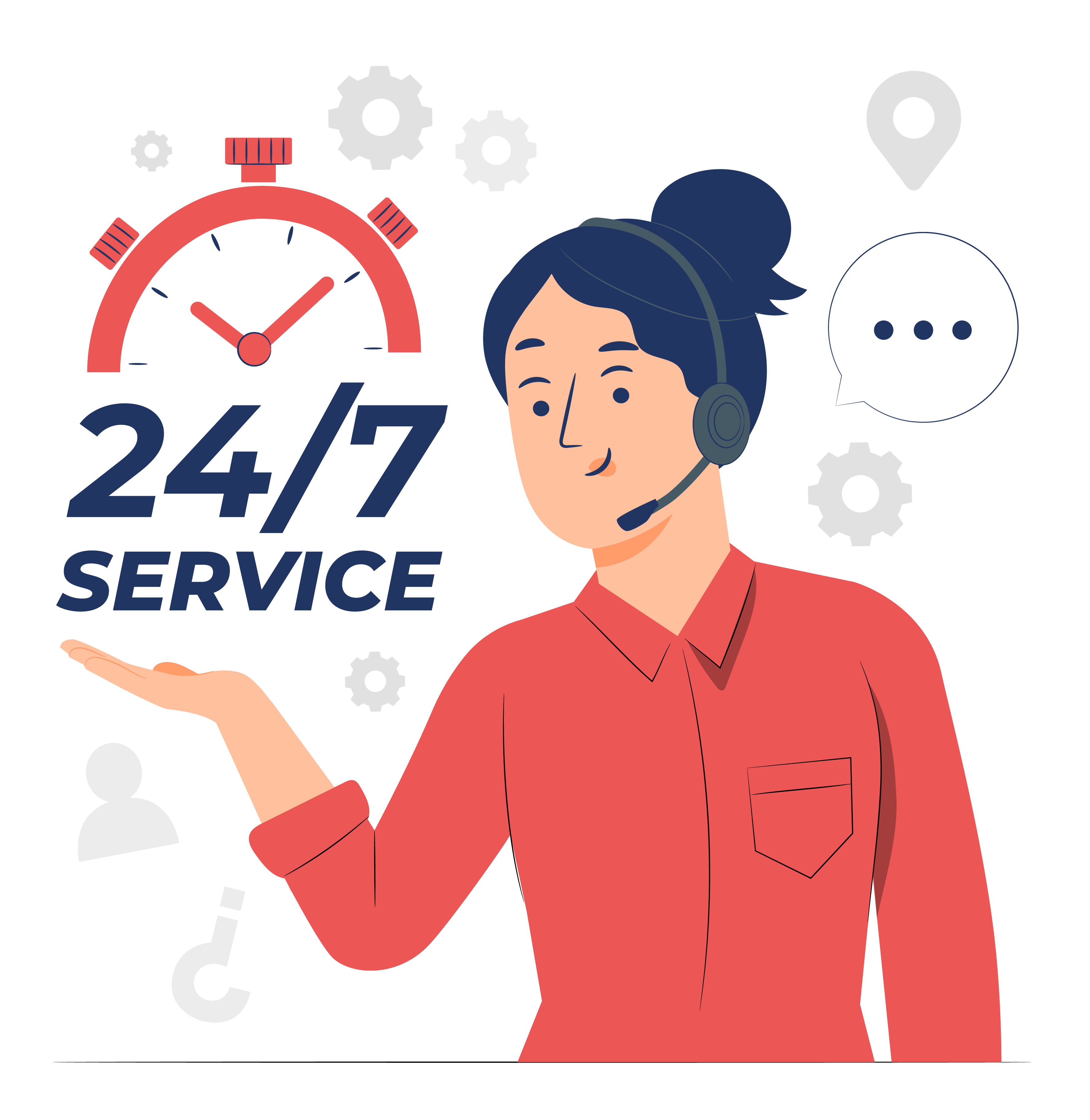 Customer Support Graphic