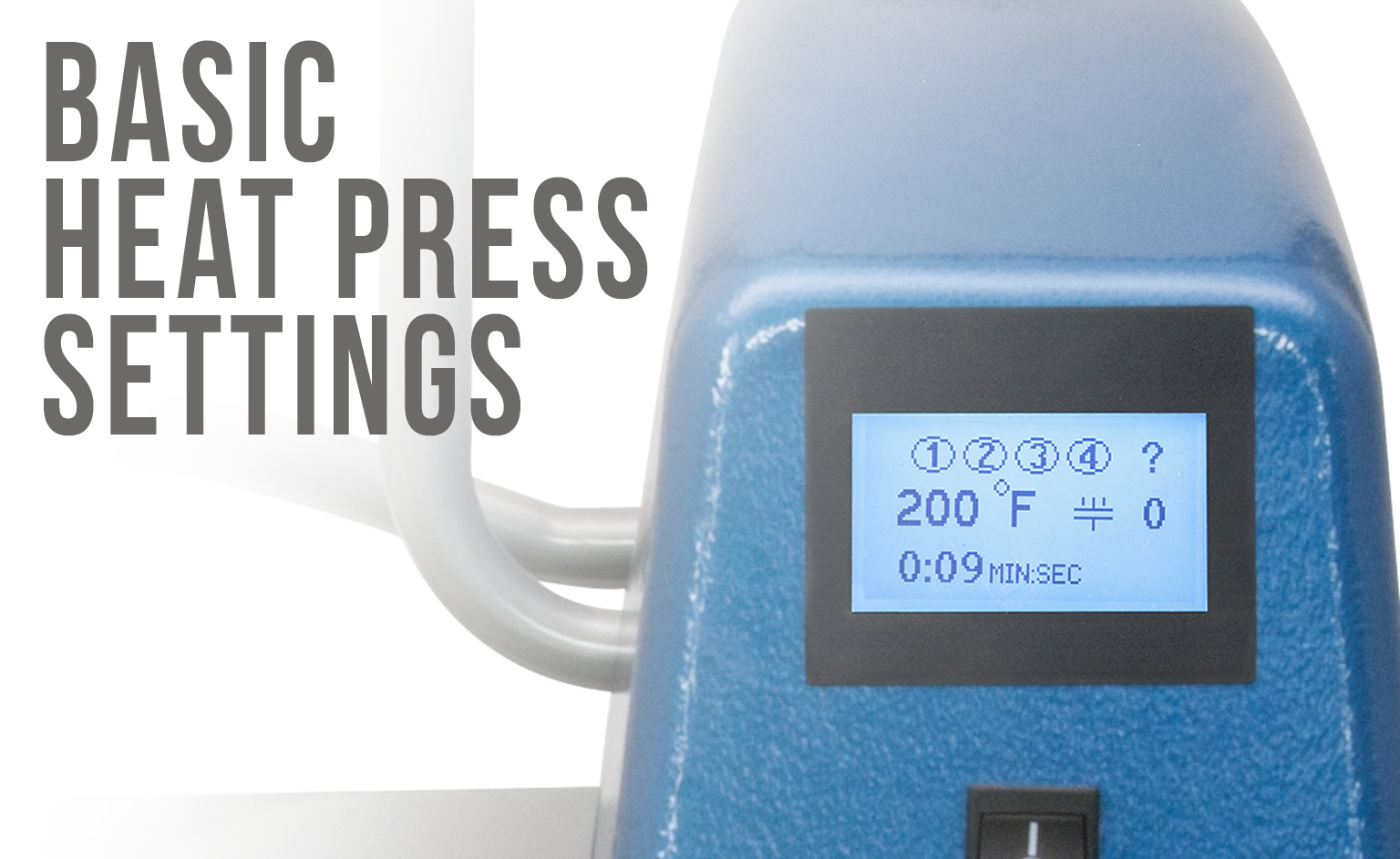 How To Adjust Your Heat Press Settings